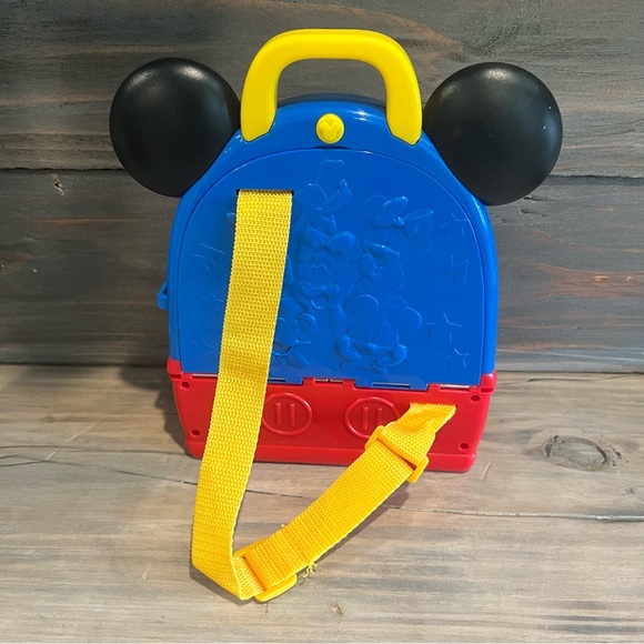 Mickey Mouse Kids Hardcase Toy Backpack - Blue and Red - Picture 3 of 3